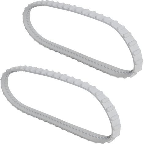 CCYKXA Poweka RCX23002 Exact Fit Rubber Drive Belts Compatible with Hayward Aquavac Tiger Shark Plus QC SharkVac Pool Cleaner (2PCS)