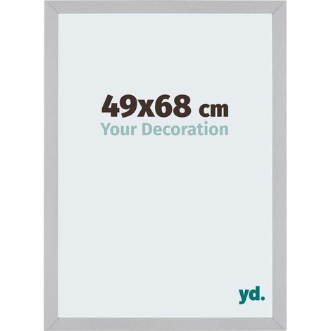 Cadre Puzzle 49x68 cm - Argent Mat - MDF - Mura. (1/5)