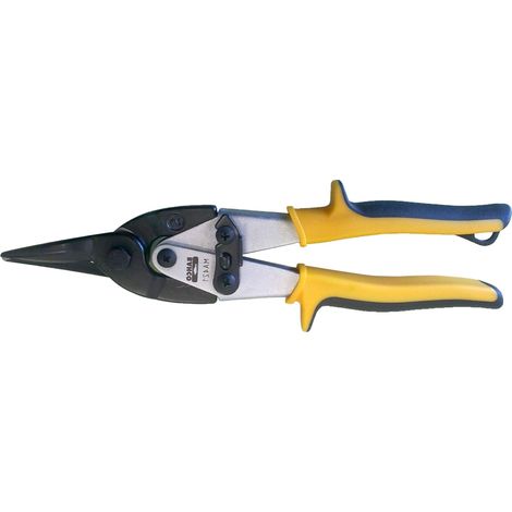 Bahco forbici per lamiera 250 mm gialle taglio preciso (1/3)