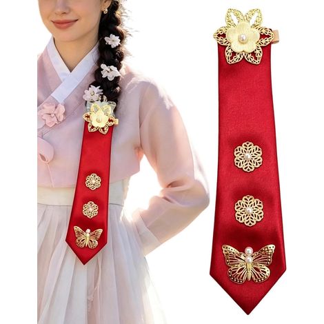 Koreanisches Hanbok-Haarband, ethnische traditionelle Schmetterlingsblume, Hanbok-Haarband, für kulturelle Feiern (1/5)
