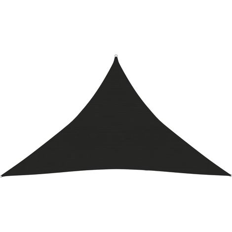 Vela ombreggiante/ombrellone 160 g/m² 3,5 x 3,5 x 4,9 m HDPE nero 020009193