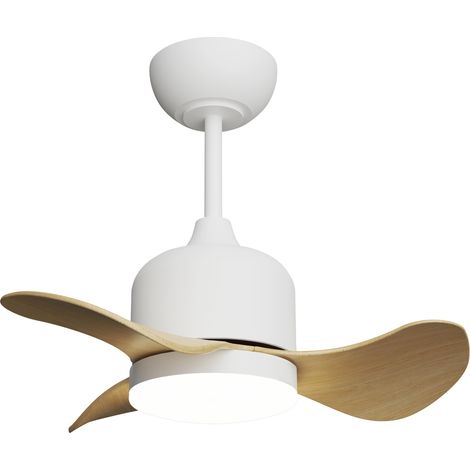 Ventilador de techo con luz y altavoz Bluetooth blanco - LILY (1/5)
