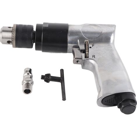 3/8" 1800rpm High Speed Pneumatic Drill Reversible Rotation Air Drill Tool for Hole Drilling
