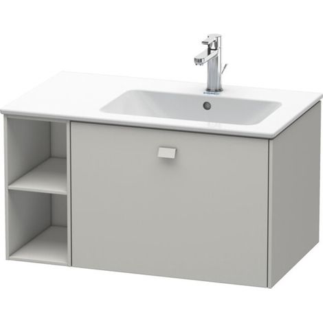 Support de lavabo BRIOSO 442x820x479mm B en béton rouge (1/2)