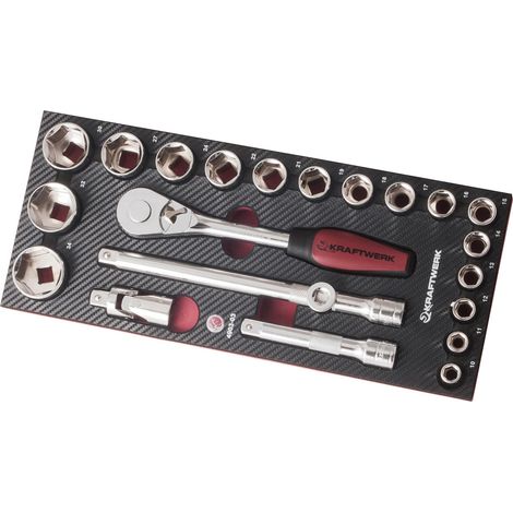 Steckschlüsselsatz 1/2 EVA3 KRAFTWERK 22-teilig - 4903-03