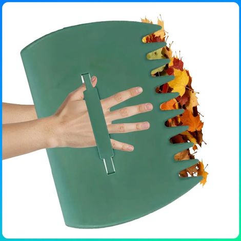 Lot de 2 pelles à feuilles légères et efficaces, outil de jardinage pour ramasser les feuilles, les tontes de gazon et l'herbe coupée. (1/5)