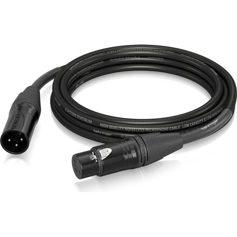 Behringer Neutrik Cable de Micrófono XLR Macho a XLR Hembra 5m (1/4)