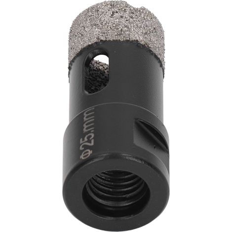 Carotteuse diamantée M14 45mm pour sciage de carrelage et marbre, scie cloche à brasage sous vide, emballage sachet bulle, 25mm (1/5)