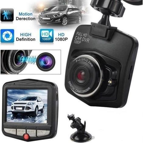 pair Caméra embarquée voiture 1080 Daschcam 120° DVR Data Recorder COS8871