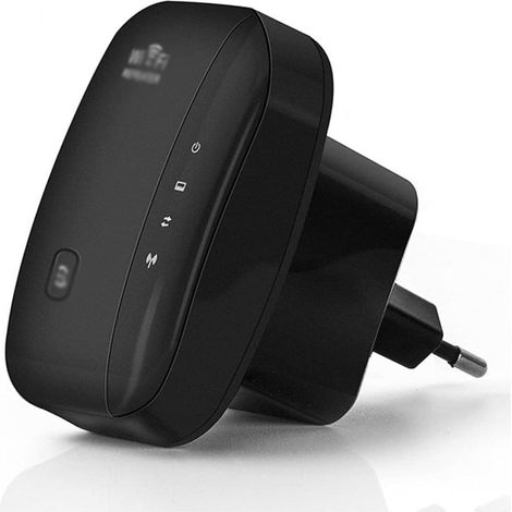 Amplificateur Signal Wifi - Mode Relais Et AP - Portée Jusqu À 30 M - Compatible Tous Routeurs - Noir (1/5)