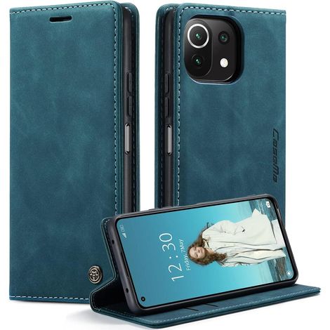 Caseme Xiaomi 11 Lite 5G NE/Mi 11 Lite 4G/5G Hülle Blaugrün (1/5)