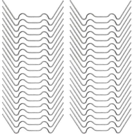 Clips de fixation pour vitrage de serre, pinces à verre en acier inoxydable type W, clips de serre type W, clips de montage pour serre, pinces de fixation pour vitrage de serre, Gre (1/5)