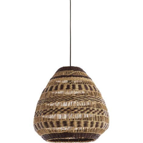 Light & Living - lampada a sospensione - Soluna - naturale -