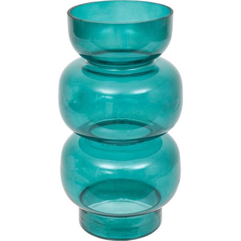 Vaso in vetro be vintage h25cm blu anatra - Atmosphera créateur d'intérieur (1/2)