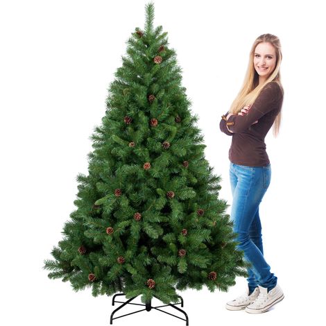 Boho - Árbol de Navidad con piéas de PVC Ø111x180H cm, 697 puntas (1/5)