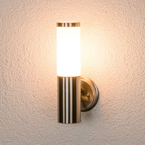 [GEBRAUCHT] B-Ware Lindby Kristof Außen Wandleuchte Außenwandleuchte Gartenleuchte Edelstahl E27 Wei