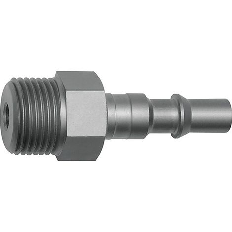 Riegler Nippel für Kupplungen NW 6, ISO 6150 C, Stahl, G 1/8 AG (1/2)