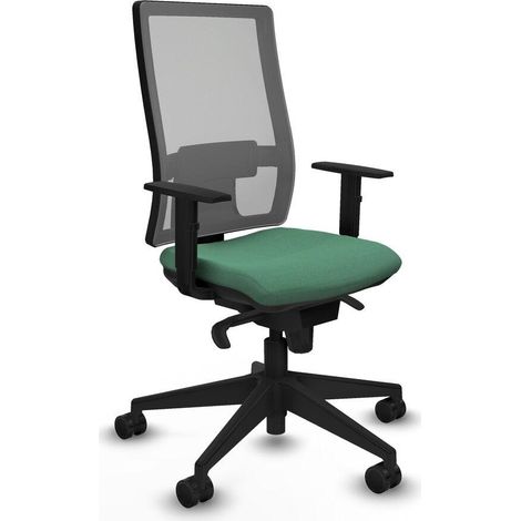 Piqueras y Crespo Horna Chaise de bureau vert émeraude (1/3)