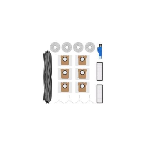 FLITI Accessory Kit for Dreame L10s Ultra L10 Ultra Robot Vacuum Cleaner – 6 x 3L Bags + 4 Cloths + 4 Side Brushes + 2 ABA Filters (1/5)