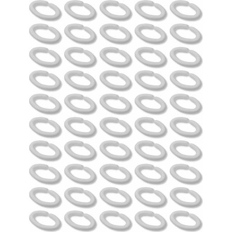 Lot de 50 anneaux anti-picage 10x15mm – Pour jeunes volailles – Non douloureux et sans gêne pour la croissance – Accessoire poulailler