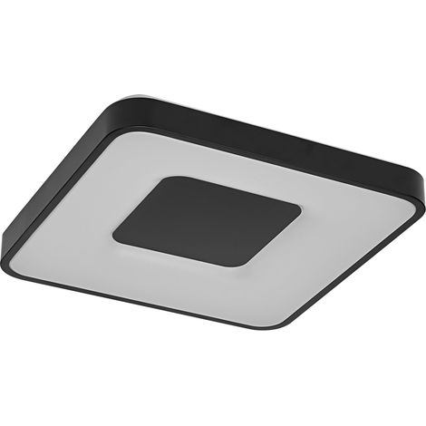 OSRAM ORBIS Piana Plafonnier LED 485mm, 36W, 3000K blanc chaud, Click-DIM, Noir, Métal, IP20 (1/4)