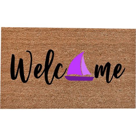 Tapis D'Entrée Intérieur Extérieur - 40 x 60 cm - Antidérapant Absorbant - Pour Porte d'Entrée Cuisine Balcon - 1 Pièce (1/4)