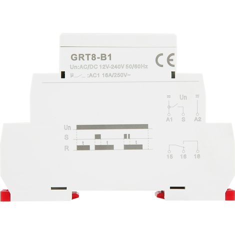 Eosnow Relaismodul, 35-mm-DIN-Schienenzeit, 10 % Einstellgenauigkeit für automatische Steuerung, gewerbliche Nutzung