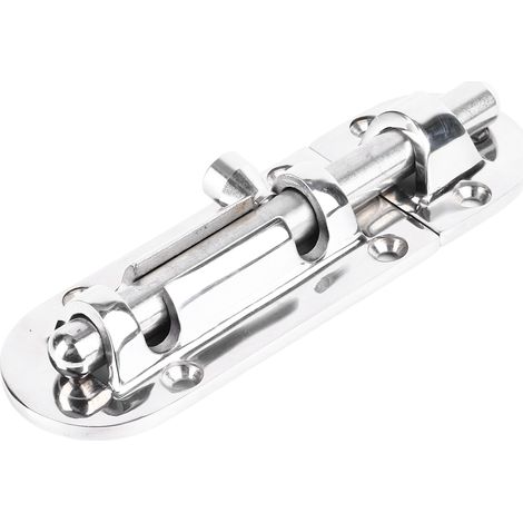 Verrou coulissant intérieur en acier inoxydable 316 pour porte et fenêtre, loquet rond pour petit meuble (1/5)