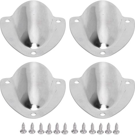 Ortviai Cache-câbles étanche pour bateau et camping-car – 4 pièces en acier inoxydable marine, structure monobloc (1/5)