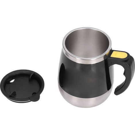 Automatischer Mixbecher mit Magnet für Kaffee, Tee, Kakao und Milch – Schwarz (1/5)