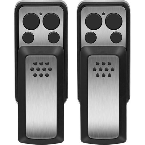 2 Télécommande Portail Rolling Code 50m Compatible Avidsen Pour Garage (1/5)