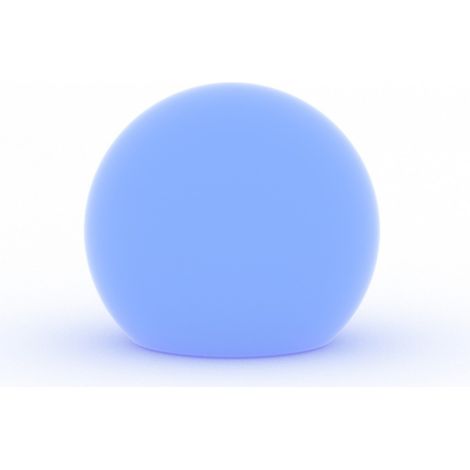 Lampada sfera luminosa da giardino mod. Hoop Ø 40 cm Luce Blu con Cavo
