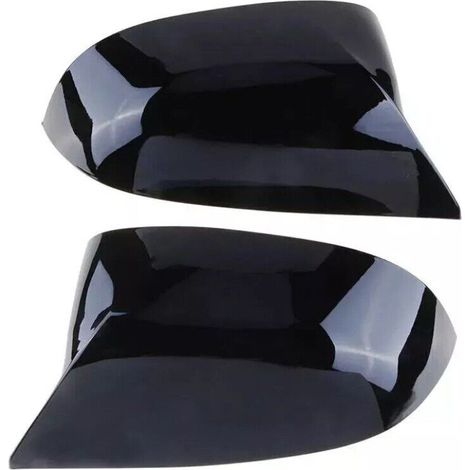 CACHE MIROIR NOIR BRILLANT POUR BMW SUV X3 X4 G01 G02 X5 X6 X7 G05 G06 G07 (1/5)