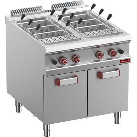 Cuiseur à pâtes gaz - 2 x 40 litres / meuble - Diamond