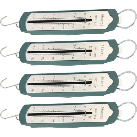 Stück Federdynamometer, professionelle, hochpräzise, tragbare Stabfederwaage für Physik-Experimente im Unterricht, 2,5 N (1/5)