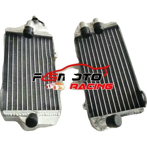 Radiador de aluminio con mayor eficiencia de refrigeración, compatible con Honda CRF 250R 2018-2020, construcción soldada con TIG, probado para garantizar su rendimiento. (1/5)