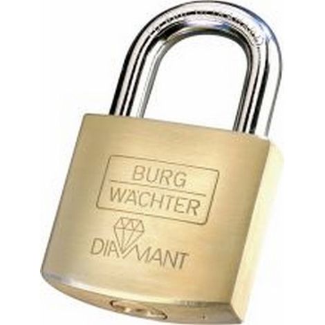 Ottone Lucchetto "Diamond", Dimensione: 40, Calibro Di Spessore 7,5 Mm, Altezza Interna 23 Millimetri Pinza