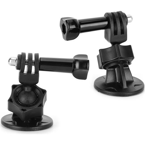 2PCS Support Mini 3MM pour Caméra de Voiture, Support Universel Pare-brise Tableau de Bord H3011