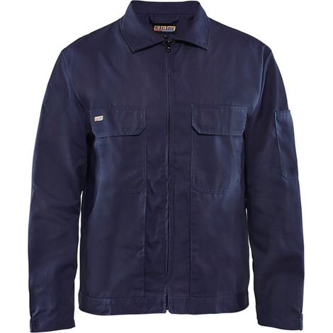 Giacca industriale con due tasche 4720 - Blu navy L (1/4)