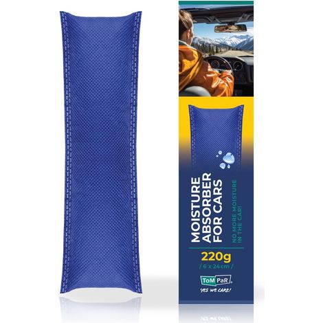 Déshumidificateur pour Voiture 220 g 1er paquet Absorbeur d'Humidité Coussin Anti-Buée contre l'Humidité et la Moisissure Idéal pour Voitures, Caravanes et Garage (1/5)