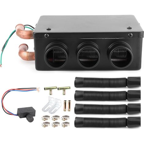 Tragbare Fahrzeugheizung (Auto, Traktor, UTV) – 12V 50W, 3 Ausgänge, schnelles Aufheizen, ideal für Winter und zum Enteisen, leiser Betrieb. (1/5)