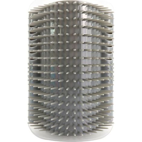 Peigne de toilettage pour animaux de compagnie Angle Friction Peigne de massage pour animaux de compagnie + Menthe(gris) (1/5)