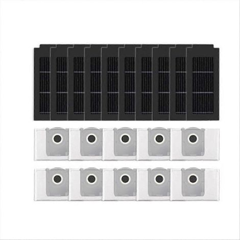Packung mit 20 Filtern und Staubbeuteln für den Ecovacs T50 PRO Staubsauger (1/5)