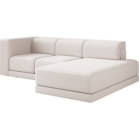 Selsey Novals - Ecksofa L-Form, 4-Sitzer, rechts, Chenille Creme, 278 cm (1/5)