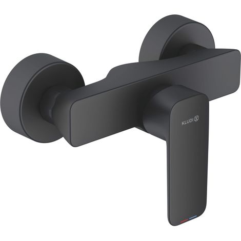 KLUDI PURE&STYLE Brause-Einhandmischer, Wandmontage, 408413975 (1/3)