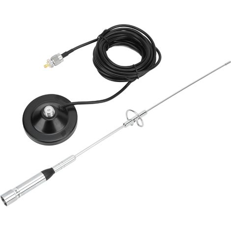 VHF/UHF-Autoantenne mit Saugnapf, 5 m Kabel, SMA-Buchse, wasserdichtem Set, Plug & Play (1/5)