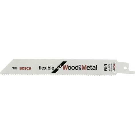 Hoja sierra sable de 25 unidades S 922 VF Bosch
