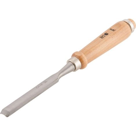 SUKI - SGORBIA DA LEGNO IN ACCIAIO CROMOVANADIO 12 MM E IMPUGNATURA IN FAGGIO