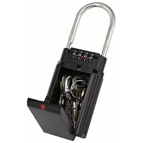 Boite a Cadenas pour Clef, Boite à Clés à Code, Coffre Combinaison de Stockage, Rangement Sécurisé pour Les Clés Select Access, Convenir à Ami et Parents Agés (1/5)