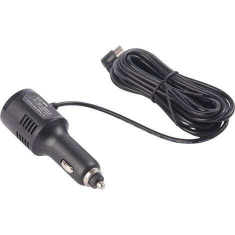 Chargeur de voiture 5 V avec câble USB-C coudé de 340 cm et protection contre les courts-circuits (1/5)